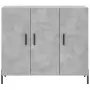 Credenza Grigio Cemento 90x34x80 cm in Legno Multistrato