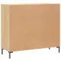 Credenza Rovere Sonoma 90x34x80 cm in Legno Multistrato