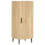 Credenza Rovere Sonoma 34,5x34x180 cm in Legno Multistrato