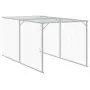 Pollaio Area Corsa Grigio Chiaro 110x813x110 cm Acciaio Zincato