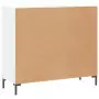 Credenza Bianca 90x34x80 cm in Legno Multistrato