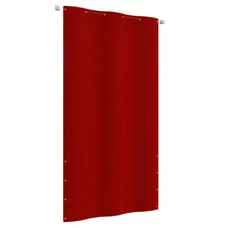 Paravento per Balcone Rosso 120x240 cm in Tessuto Oxford