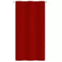 Paravento per Balcone Rosso 120x240 cm in Tessuto Oxford