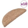 Tappetini per Scale 10 pz 65x21x4 cm Beige