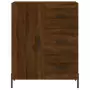 Credenza Rovere Marrone 69,5x34x180 cm in Legno Multistrato