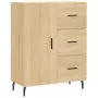 Credenza Rovere Sonoma 69,5x34x180 cm in Legno Multistrato