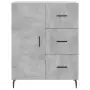 Credenza Grigio Cemento 69,5x34x180 cm in Legno Multistrato