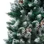 Albero di Natale Artificiale con Pigne e Neve Bianca 180 cm