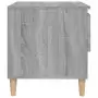 Comodini 2 pz Grigio Sonoma 50x46x50 cm in Legno Multistrato