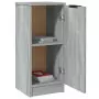 Credenze 2 pz Grigio Sonoma 30x30x70 cm in Legno Multistrato