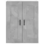 Credenza Grigio Cemento 69,5x34x180 cm in Legno Multistrato