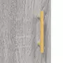 Credenza Grigio Sonoma 34,5x34x180 cm in Legno Multistrato