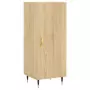 Credenza Rovere Sonoma 34,5x34x180 cm in Legno Multistrato