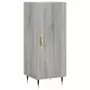 Credenza Grigio Sonoma 34,5x34x180 cm in Legno Multistrato