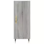 Credenza Grigio Sonoma 34,5x34x180 cm in Legno Multistrato