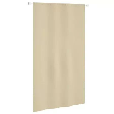 Paravento per Balcone Beige 140x240 cm in Tessuto Oxford