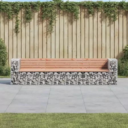 Panca Giardino Design Gabbione 287x71x65,5 cm Massello Douglas