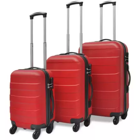 Set Trolley 3 pz Rosso