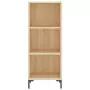 Credenza Rovere Sonoma 34,5x32,5x180 cm in Legno Multistrato