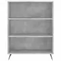 Credenza Grigio Sonoma 69,5x32,5x180 cm Legno Multistrato