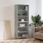 Credenza Grigio Sonoma 69,5x32,5x180 cm Legno Multistrato