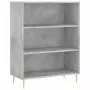 Credenza Grigio Sonoma 69,5x32,5x180 cm Legno Multistrato