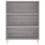 Credenza Grigio Sonoma 69,5x32,5x180 cm Legno Multistrato