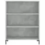 Credenza Grigio Sonoma 69,5x32,5x180 cm Legno Multistrato