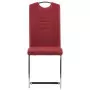 Set Sala da Pranzo 5 pz in Similpelle Rosso