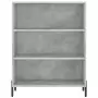 Credenza Grigio Sonoma 69,5x32,5x180 cm Legno Multistrato