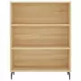 Credenza Rovere Sonoma 69,5x32,5x180 cm Legno Multistrato