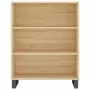 Credenza Rovere Sonoma 69,5x32,5x180 cm Legno Multistrato