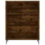 Credenza Rovere Fumo 69,5x32,5x180 cm Legno Multistrato