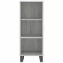 Credenza Grigio Sonoma 34,5x32,5x180 cm in Legno Multistrato