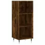 Credenza Rovere Fumo 34,5x32,5x180 cm in Legno Multistrato