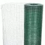 Recinzione in Rete per Pollaio Rivestita in PVC 25x1 m Verde