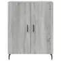 Credenza Grigio Sonoma 69,5x34x180 cm in Legno Multistrato