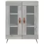 Credenza Grigio Sonoma 69,5x34x180 cm in Legno Multistrato