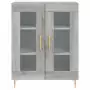 Credenza Grigio Sonoma 69,5x34x180 cm in Legno Multistrato