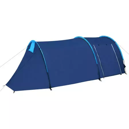 Tenda da campeggio per 4 persone blu marino / azzurro