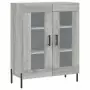 Credenza Grigio Sonoma 69,5x34x180 cm in Legno Multistrato