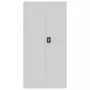 Armadio Classificatore Grigio Chiaro 90x40x220 cm in Acciaio