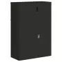 Armadio Classificatore Nero 90x40x130 cm in Acciaio