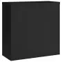 Armadio Classificatore Nero 90x40x90 cm in Acciaio