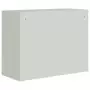 Armadio Classificatore Grigio Chiaro e Blu 90x40x70 cm Acciaio