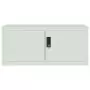 Armadio Classificatore Grigio Chiaro 90x40x40 cm in Acciaio