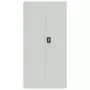 Armadio Classificatore Grigio Chiaro 90x40x180 cm in Acciaio