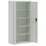 Armadio Classificatore Grigio Chiaro 90x40x180 cm in Acciaio