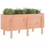 Fioriera Rialzata Giardino 121x50x57 cm Legno Massello Douglas