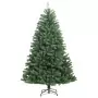 Albero di Natale Artificiale Incernierato con Base Verde 180 cm